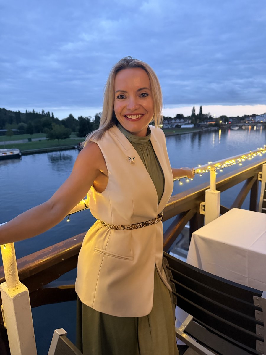 Margarita Mumford by the river at dusk